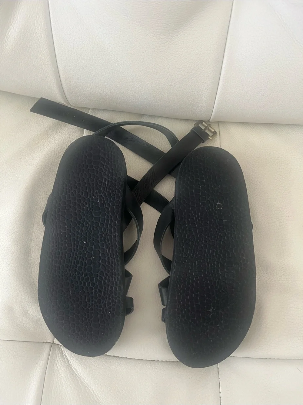 Liberté Bronte Sandals.  Ankle-Strap Crossband